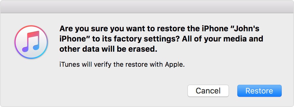 factory reset your iphone