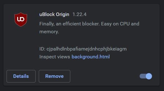 uBlock Origin 