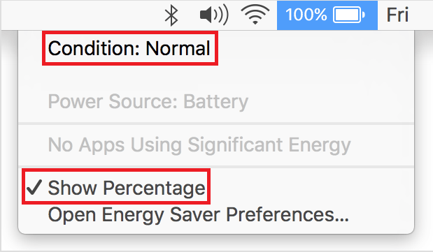 Check Battery Health on Mac