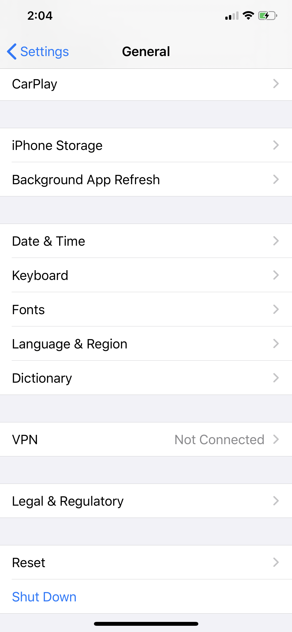 iPhone Keyboard, Language, Region, Dictionary Settings