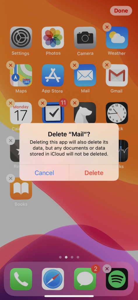 Cant Delete Emails from Trash Folder on iOS