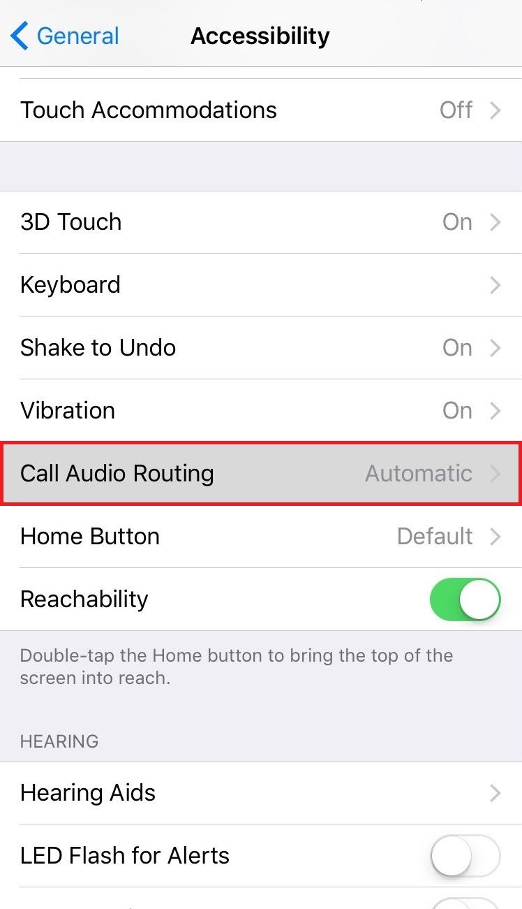 Change Call Audio Routing