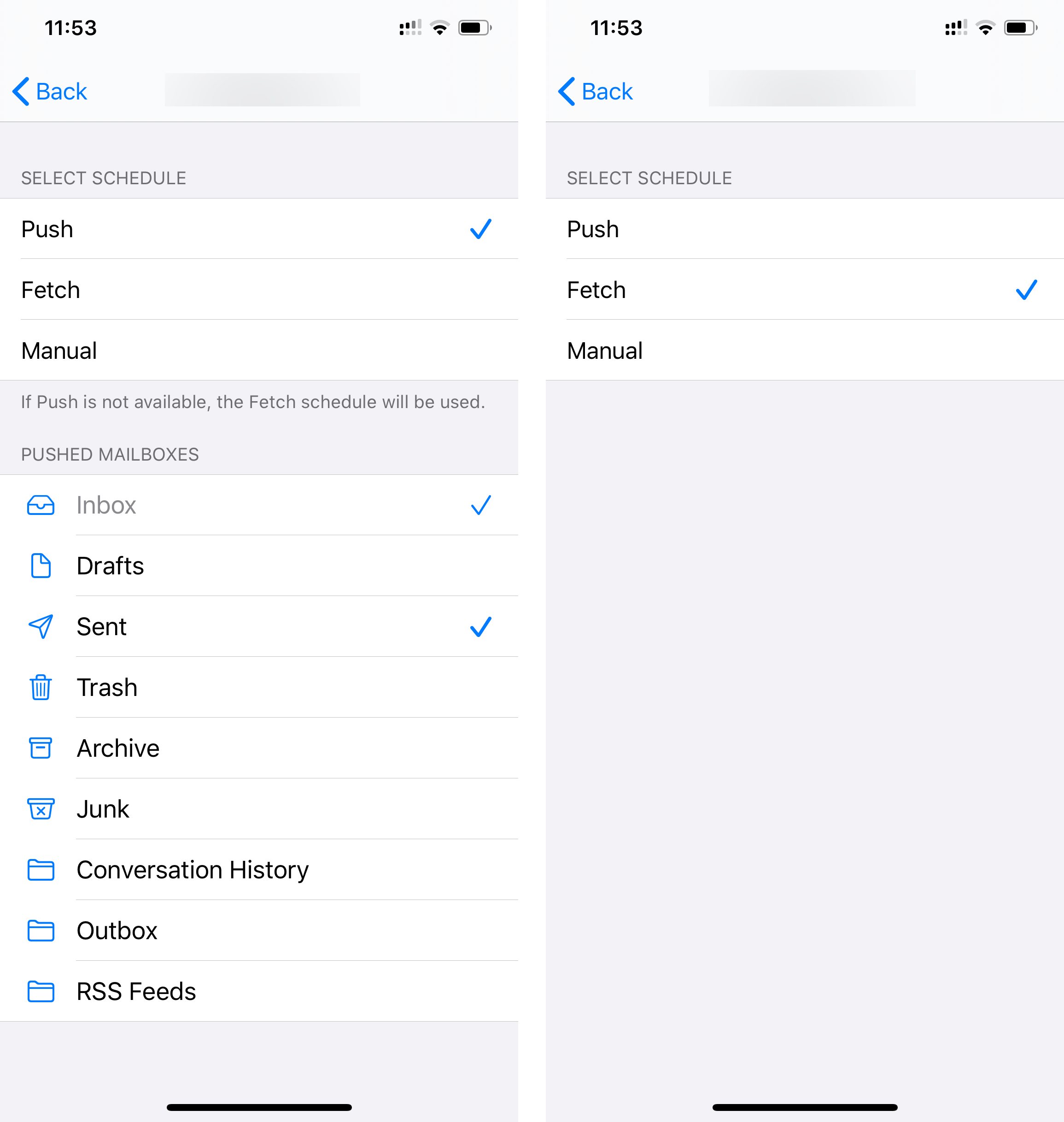 iOS 13 Mail Outlook Duplicate Sent Items