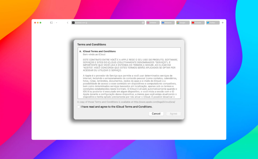 Fix Can’t Accept Updated iCloud Terms and Conditions Saint