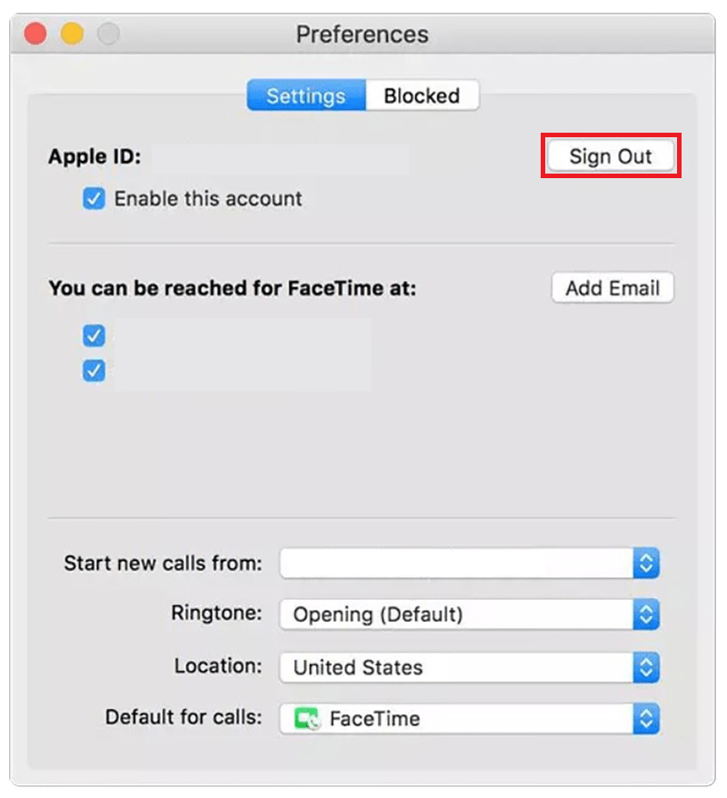 mac facetime group call settings