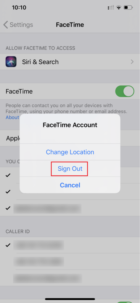 facetime group call settings