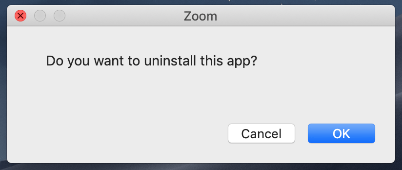 zoom not working on mac