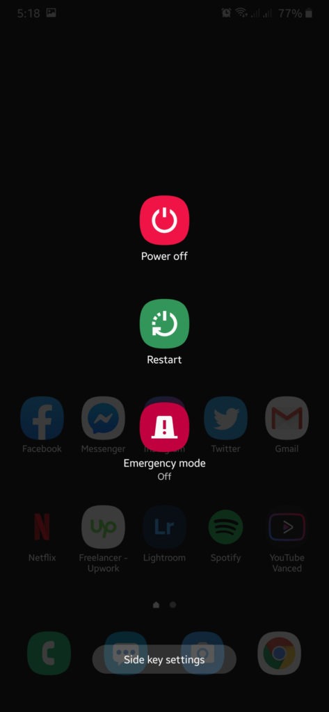 Turn Off Android