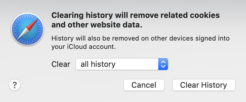 links in Safari not working on Mac