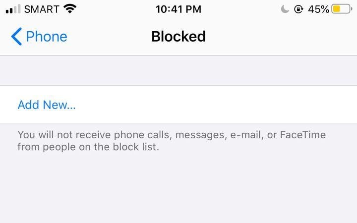 Call Failed on iPhone
