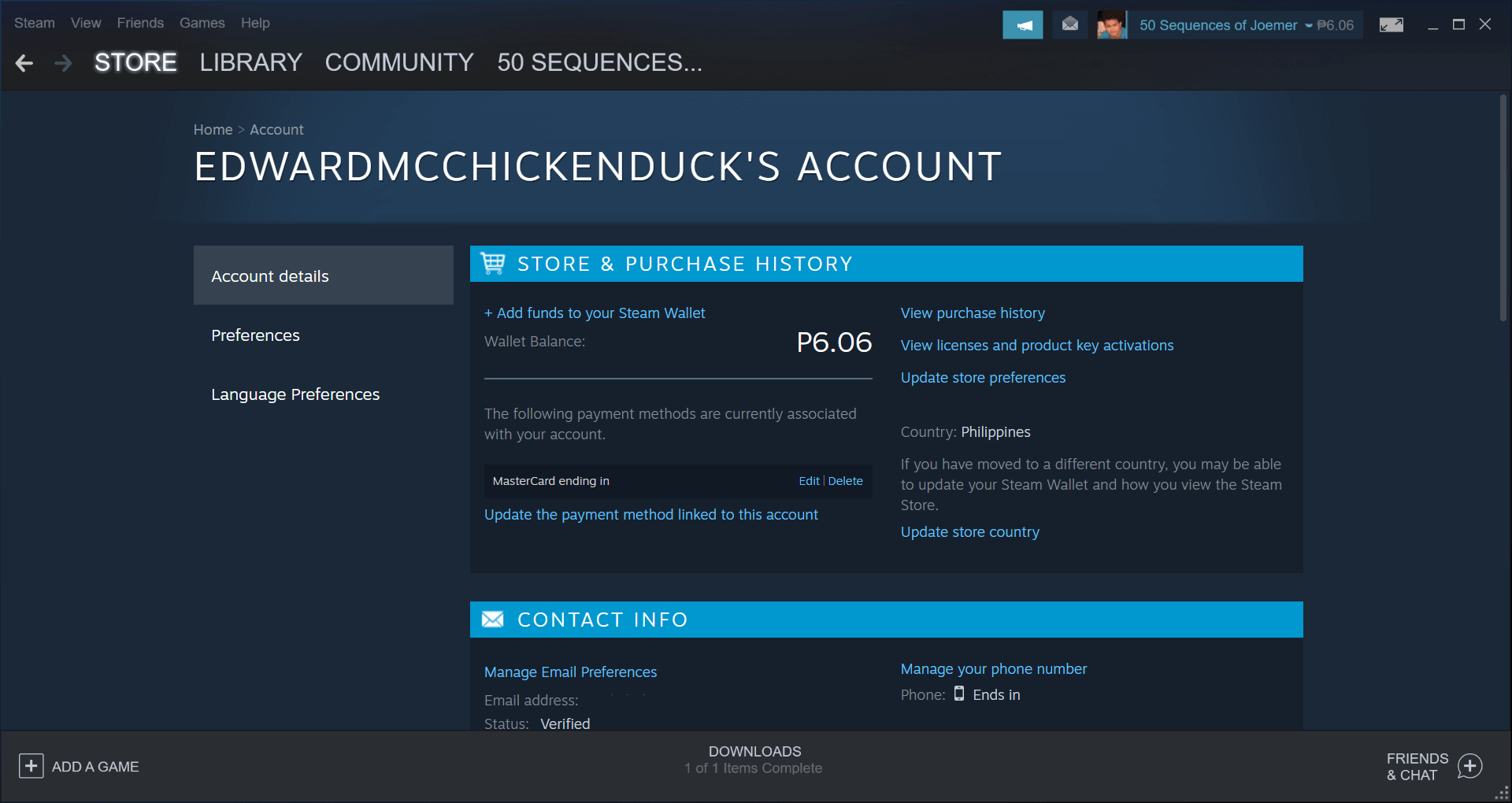 unexpected error has occurred error from the steam store