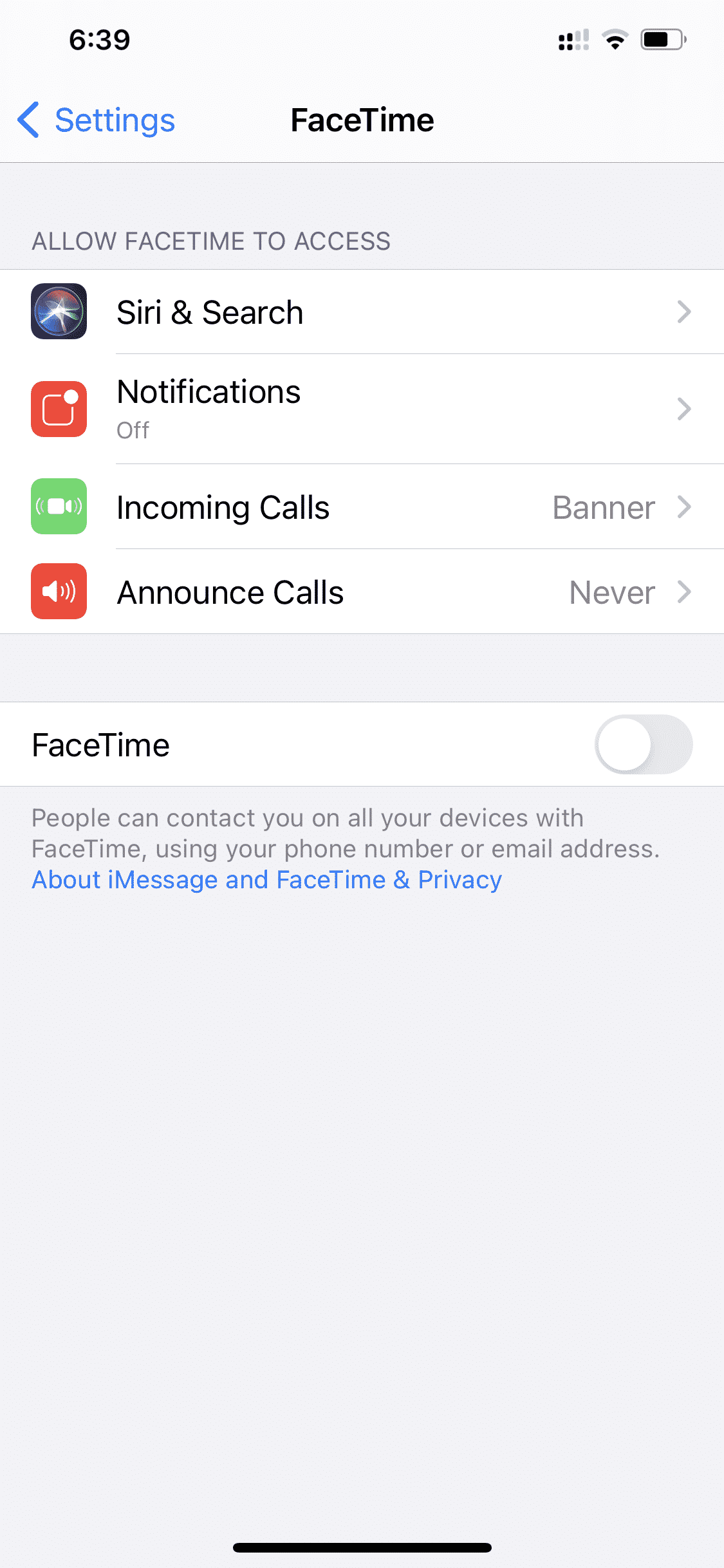 Block Unwanted FaceTime Calls