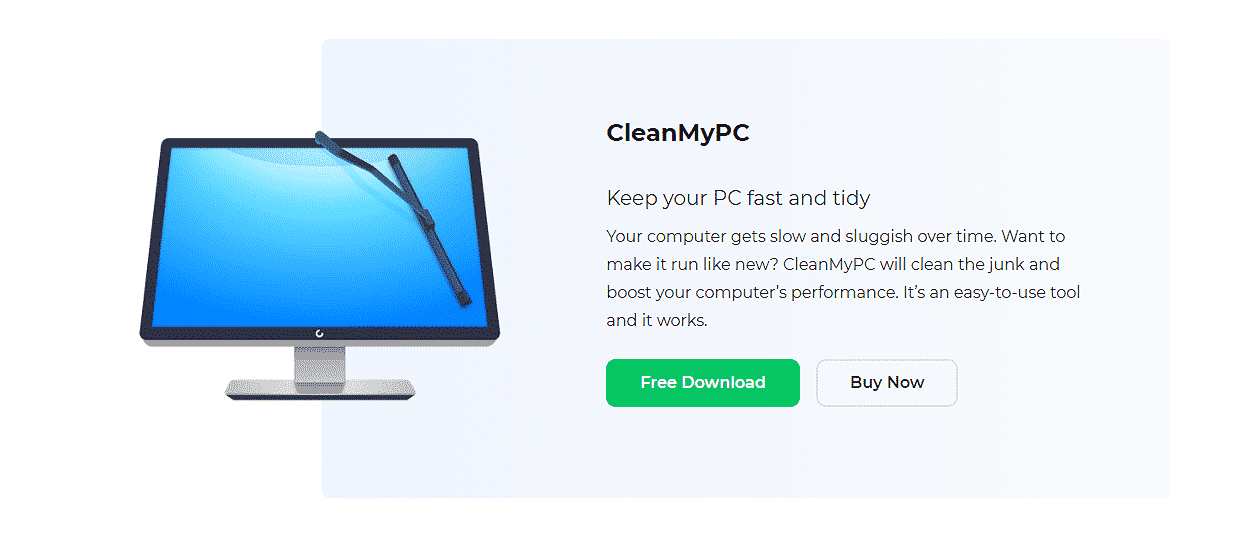 Install CleanMyPC on your PC