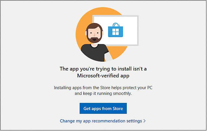 [FIXED] The App you’re trying to Install isn’t a Microsoft Verified App