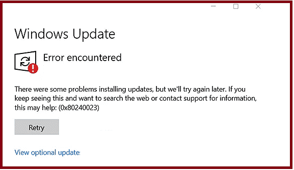 Fix: Windows Update Error 0x80240023