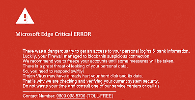 Fix: Microsoft Edge Critical Error (Solved)