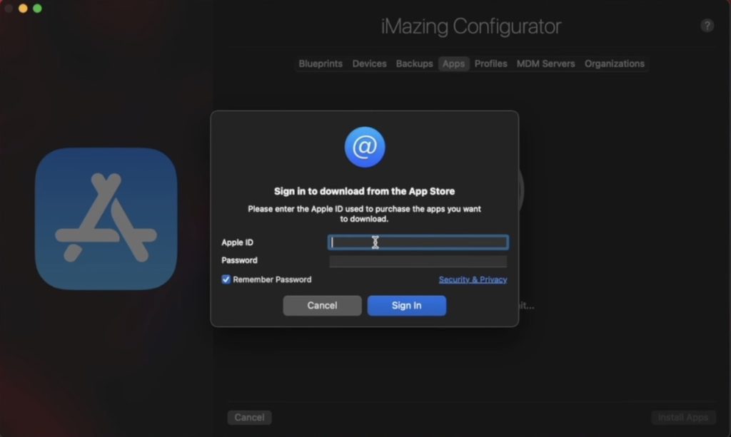 Connect Apple ID