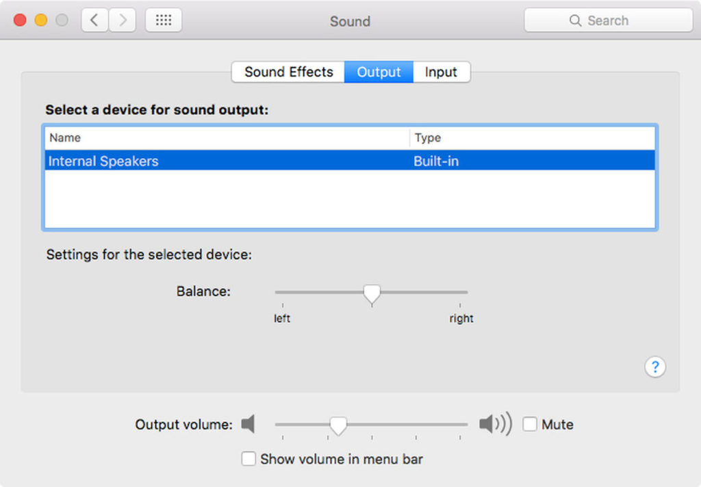 Check Audio on macOS
