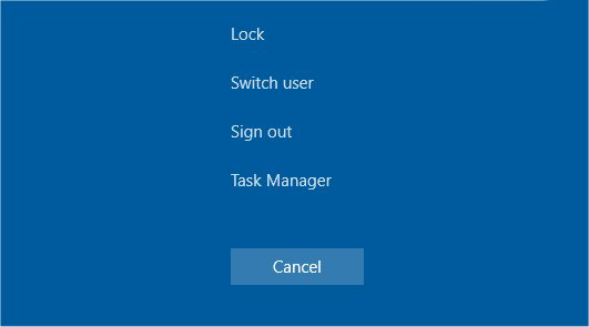 How to Remove Options from the Ctrl + Alt + Del Screen in Windows 10