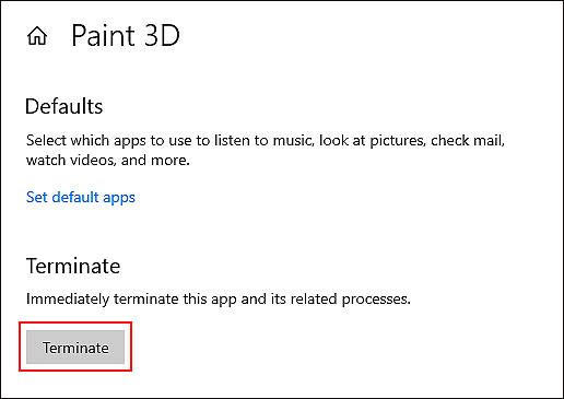 How to Fix Paint 3D not Working in Windows 10