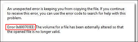How to Fix Windows 10 Update Error 0x800703ee