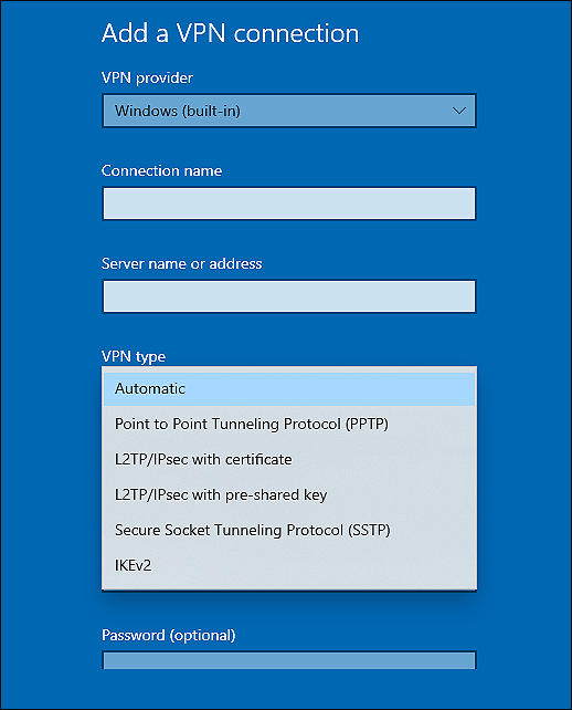 How to Set Up a VPN Connection in Windows 10