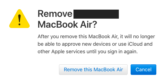 Remove MacBook Air