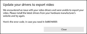 Fix Photos Error Code 0x887A0005 in Windows 10