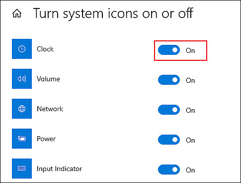 Enable or Disable Clock and Date from the System Notification Area in Windows 10
