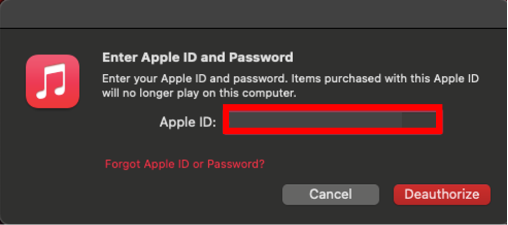 Apple ID Confirmation