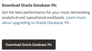 Downloading the Oracle Database 19c.