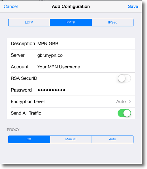 set up a VPN on iPhone or iPad
