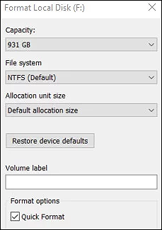 Resolve File Size Exceeds Limit Error 0x800700DF in Windows 10