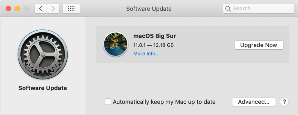 mac software update
