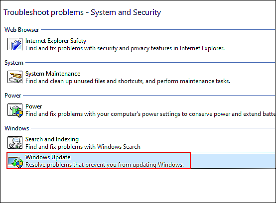 Windows Update Error 0x80240016