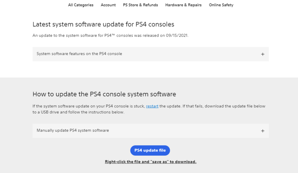 CE-33991-5 error code on PS4