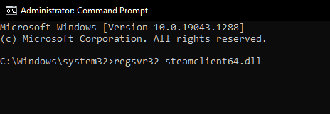 steamclient64.dll error on Steam