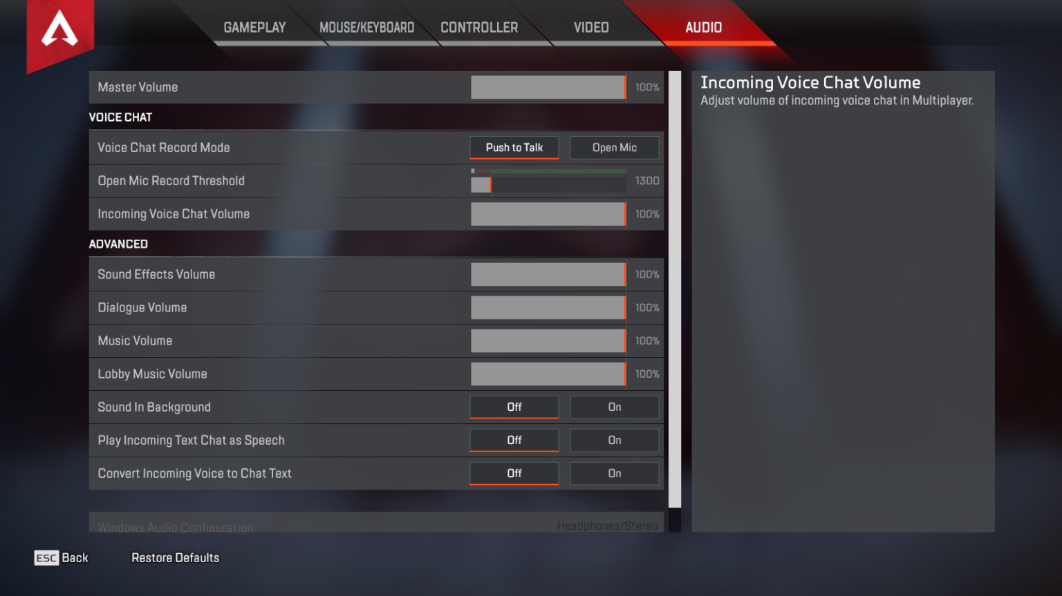 7 Ways to Fix Audio Issues on Apex Legends Saint
