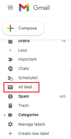 not receiving emails on Gmail