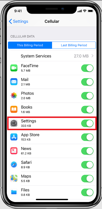 iPhone Storage Says Zero KB Used