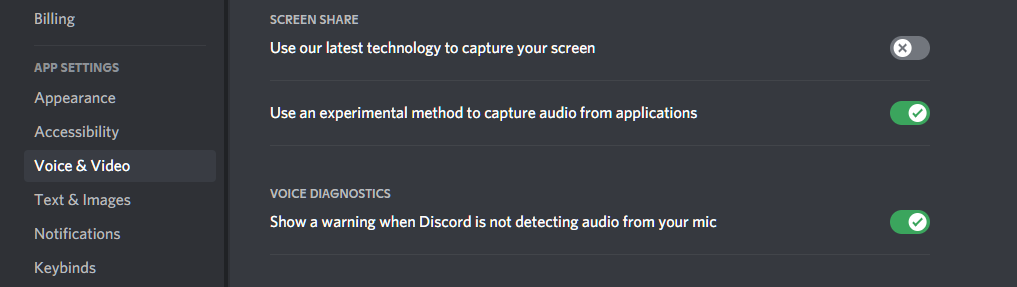 Discord stream no sound