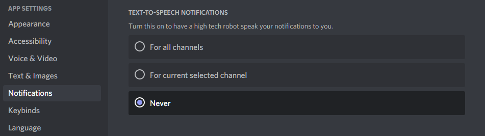 text to speech not working on Discord