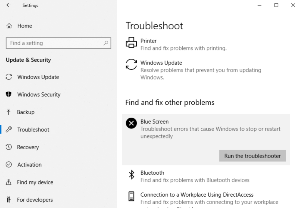 BSOD Troubleshooter