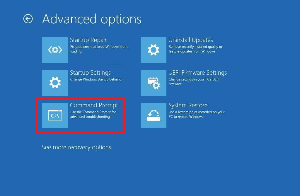 Inaccessible Boot Device Error on Windows 10
