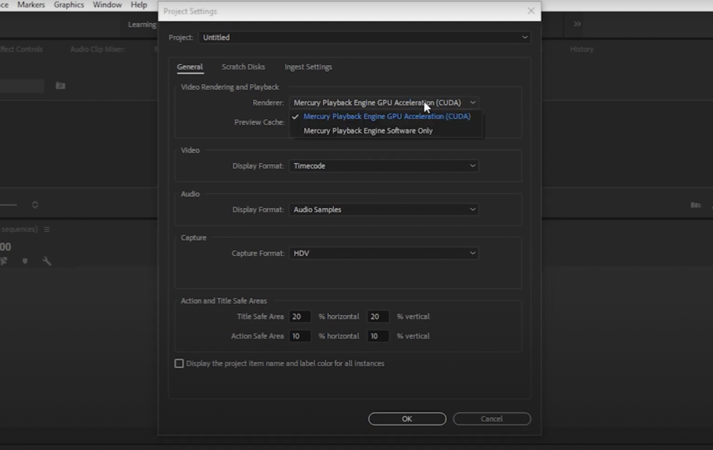 effect requires GPU acceleration error on Adobe Premiere Pro