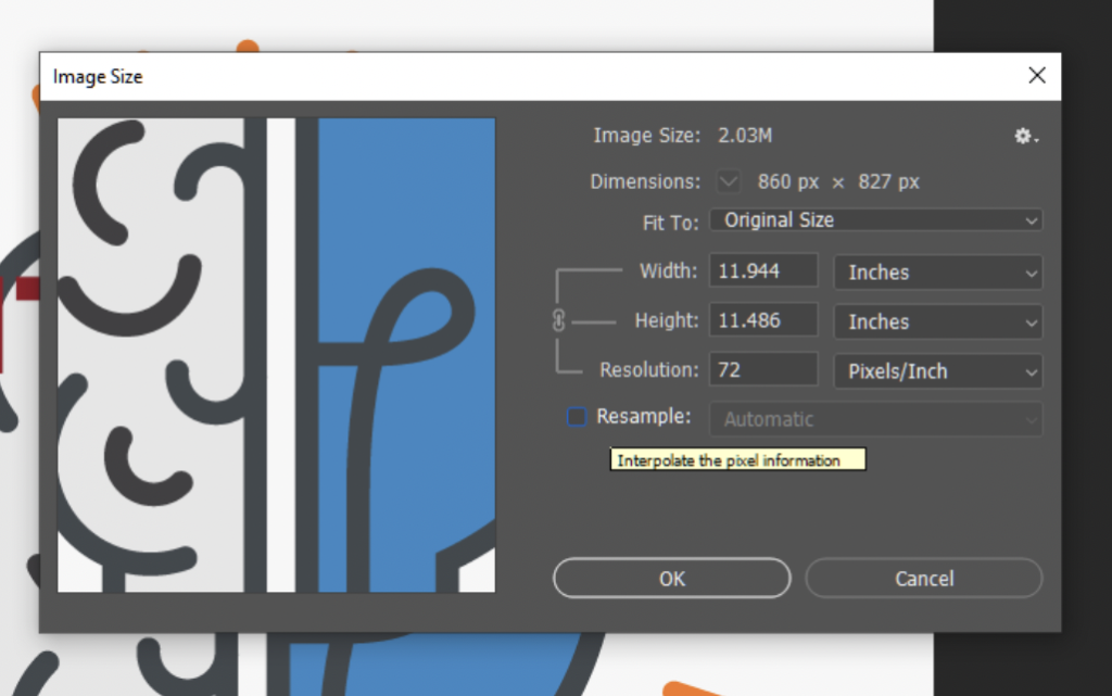 font size problems on Adobe Photoshop