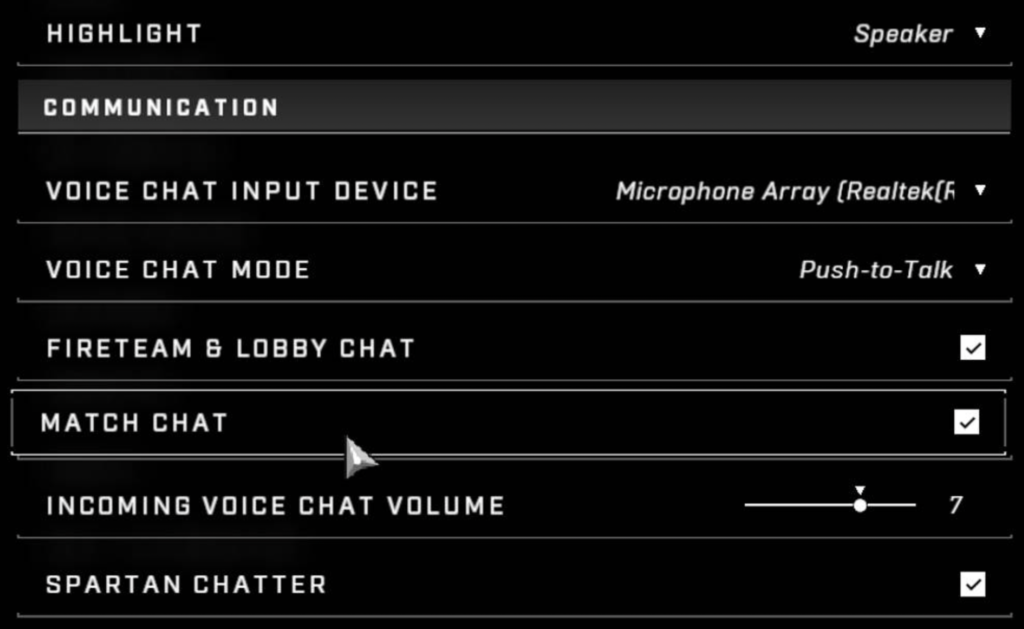 el chat de voz no funciona en Halo Infinite