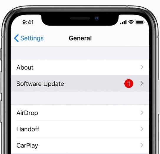 Software Update iPhone