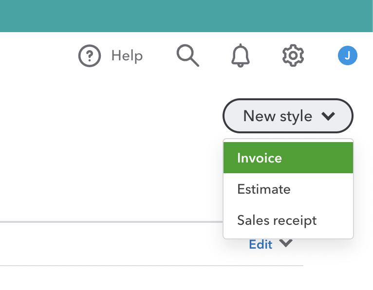 cant change invoice template on QuickBooks