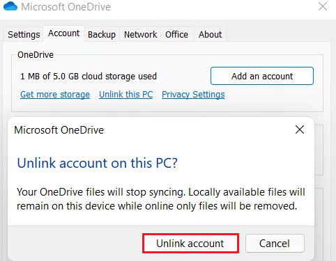Disable OneDrive on Windows 11